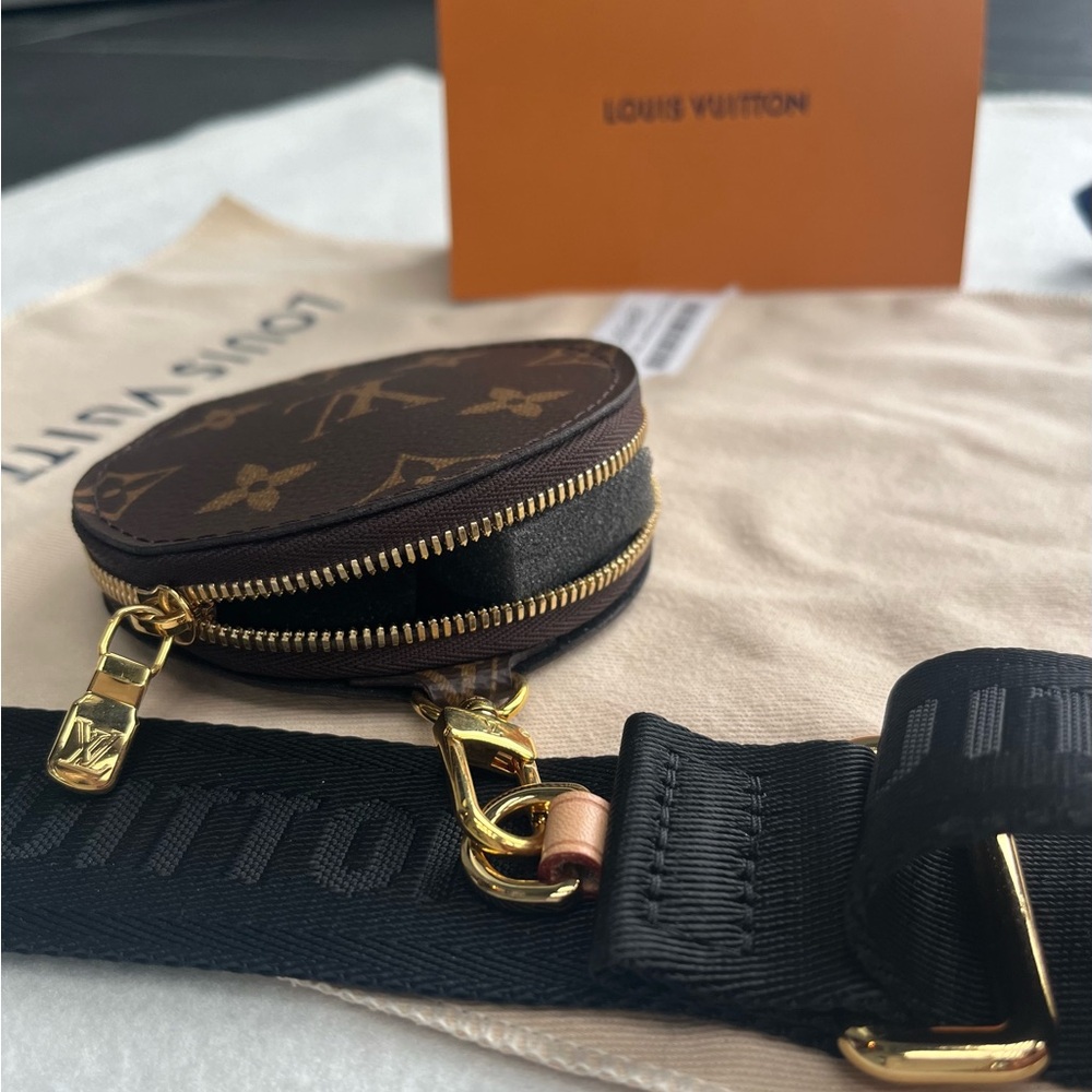 Louis Vuitton Bandouliere Black Monogram Crossbody Strap Conversion for Pochette - Picture 4 of 5
